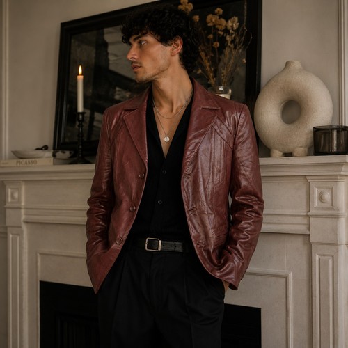 Vintage 70s brown - 70s, leather